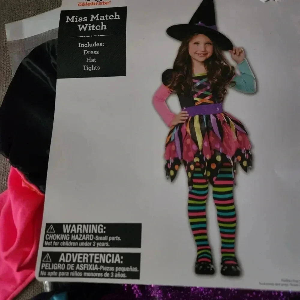 Mismatch witch costume new in packaging - Picture 2 of 9